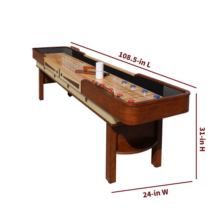 Hathaway Games Merlot Hathaway Games Shuffleboard Table & Reviews